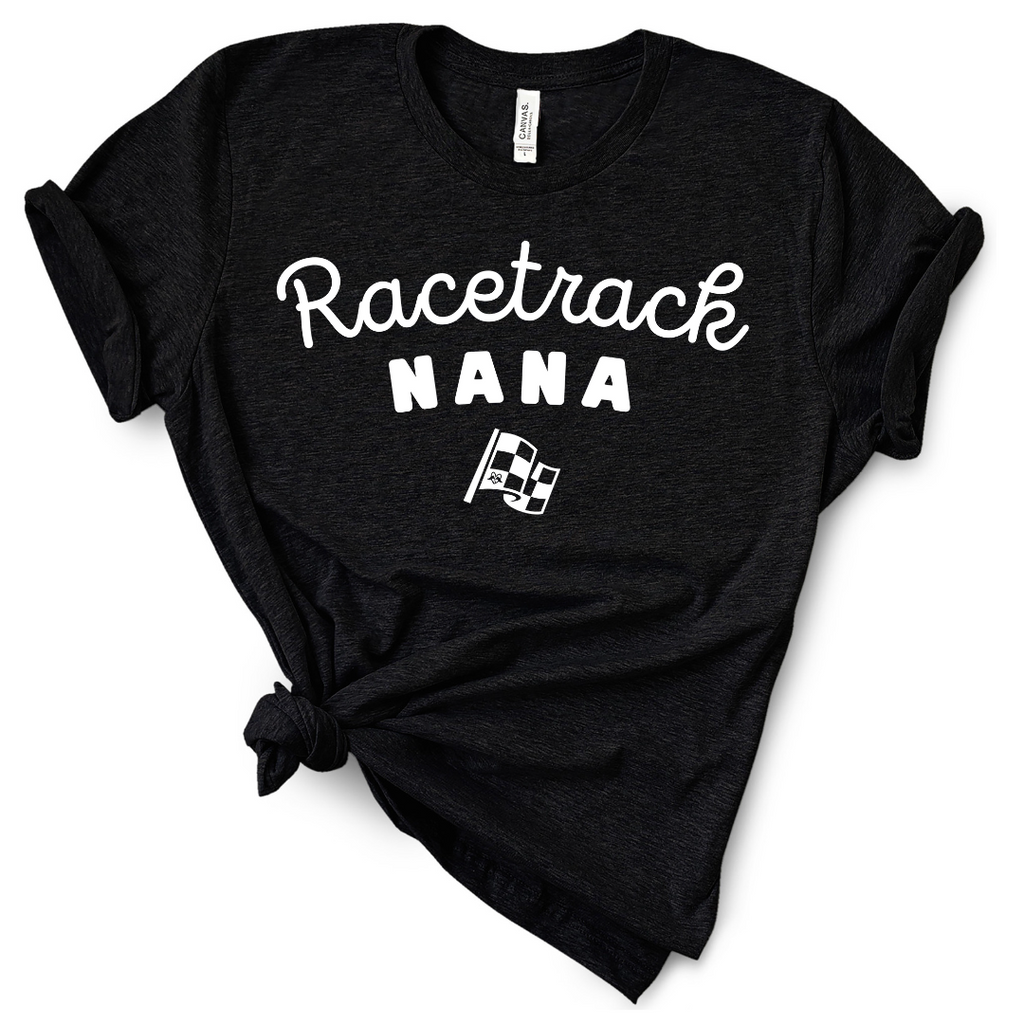 Highline Clothing Racetrack Nana Unisex Tee - Black