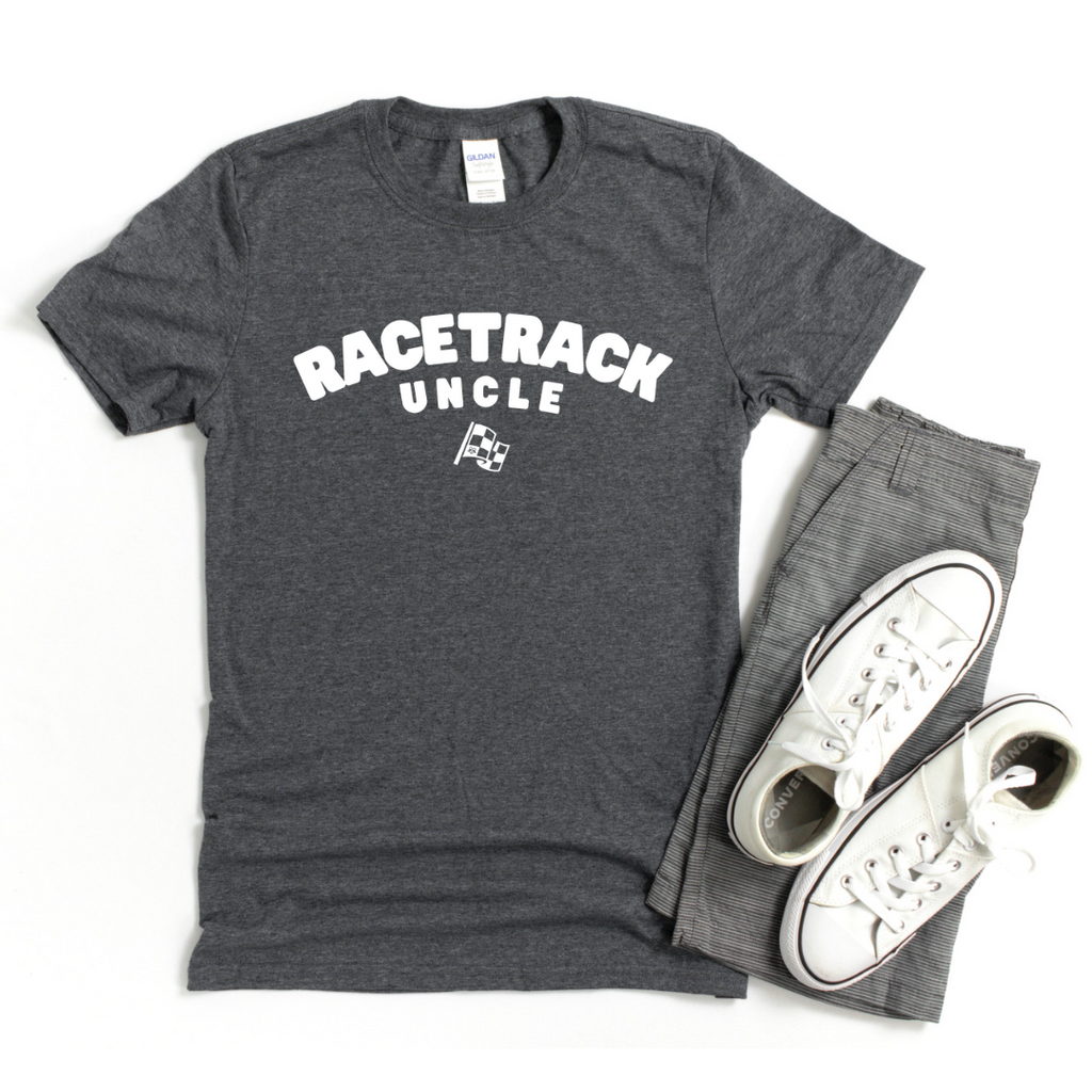 Highline Clothing Racetrack Uncle Graphic Tee - Charcoal