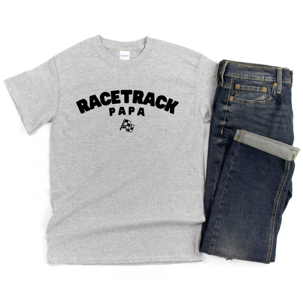 Highline Clothing Racetrack Papa Graphic Tee - Gray