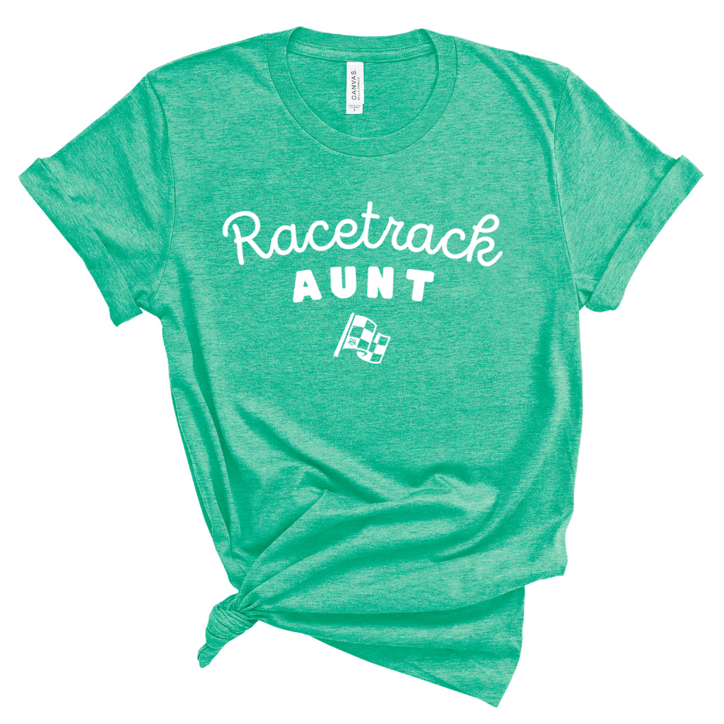 Highline Clothing Racetrack Aunt Graphic Tee - Green