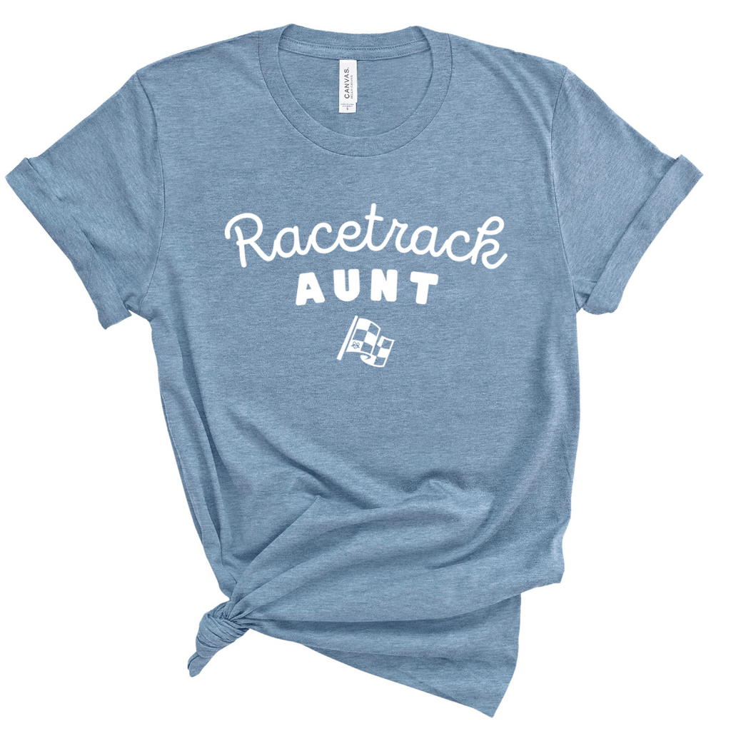 Highline Clothing Racetrack Aunt Graphic Tee - Slate