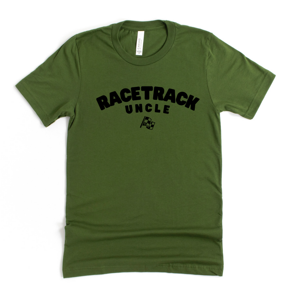 Highline Clothing Racetrack Uncle Graphic Tee - Olive