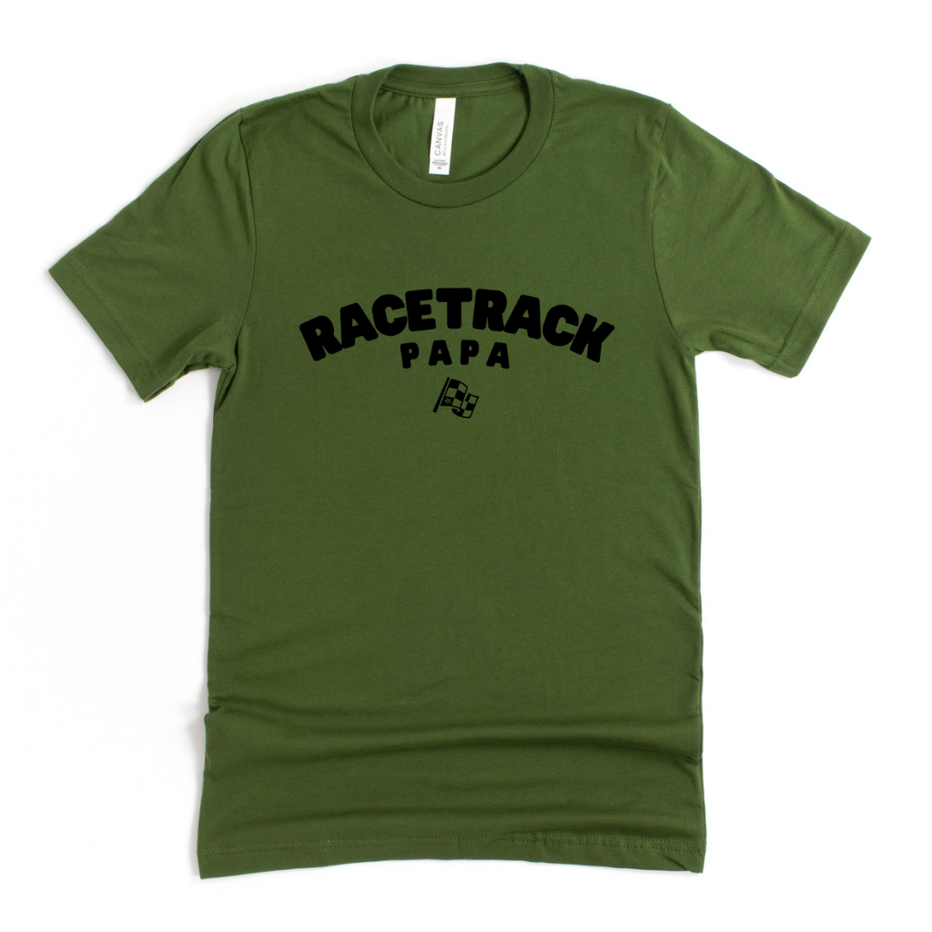 Highline Clothing Racetrack Papa Graphic Tee - Olive