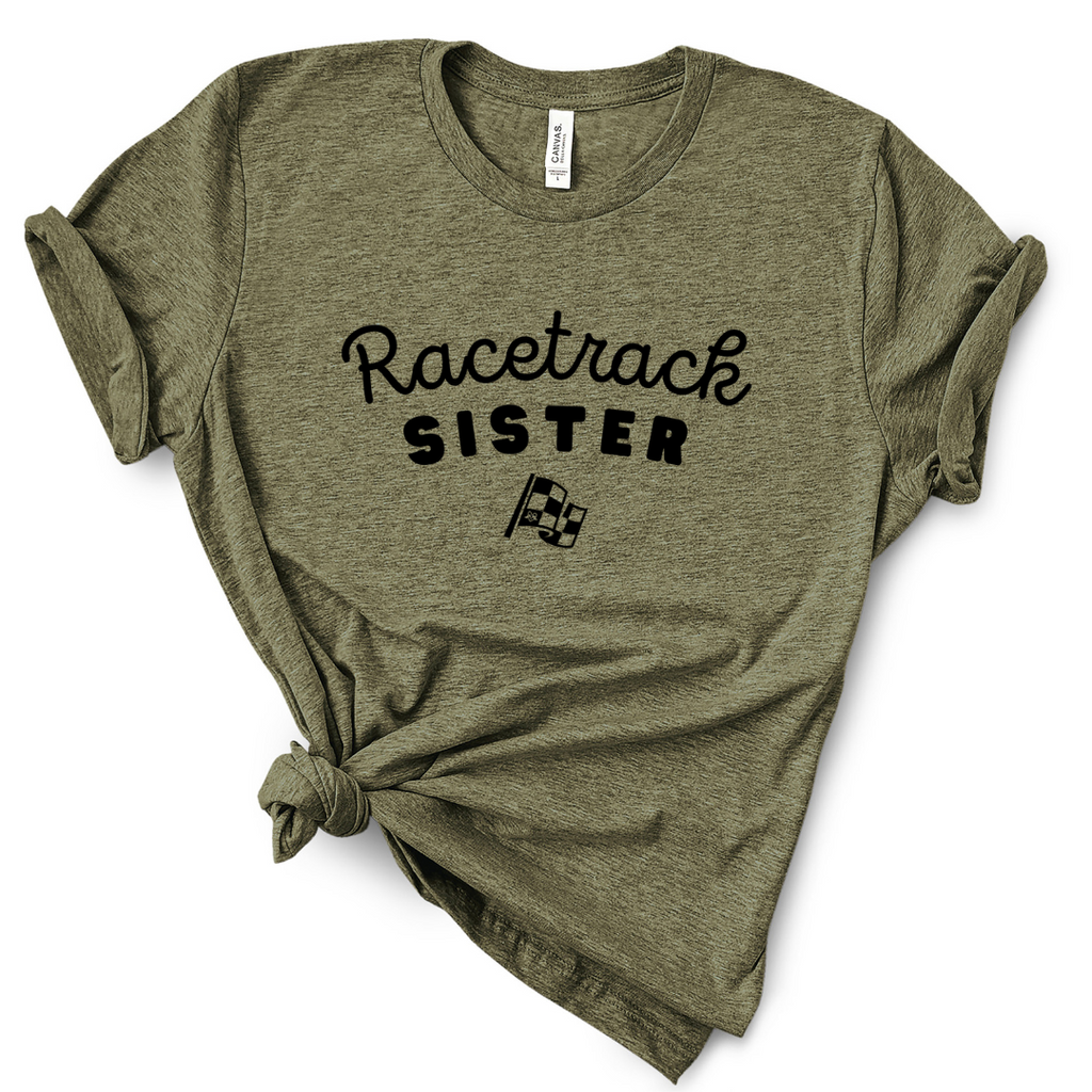 Highline Clothing Racetrack Sister Graphic Tee - Olive