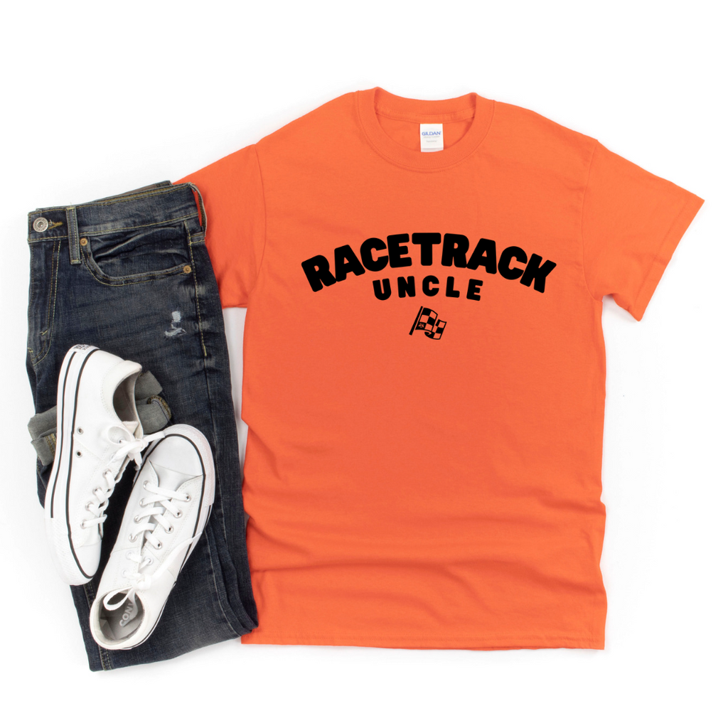 Highline Clothing Racetrack Uncle Graphic Tee - Orange