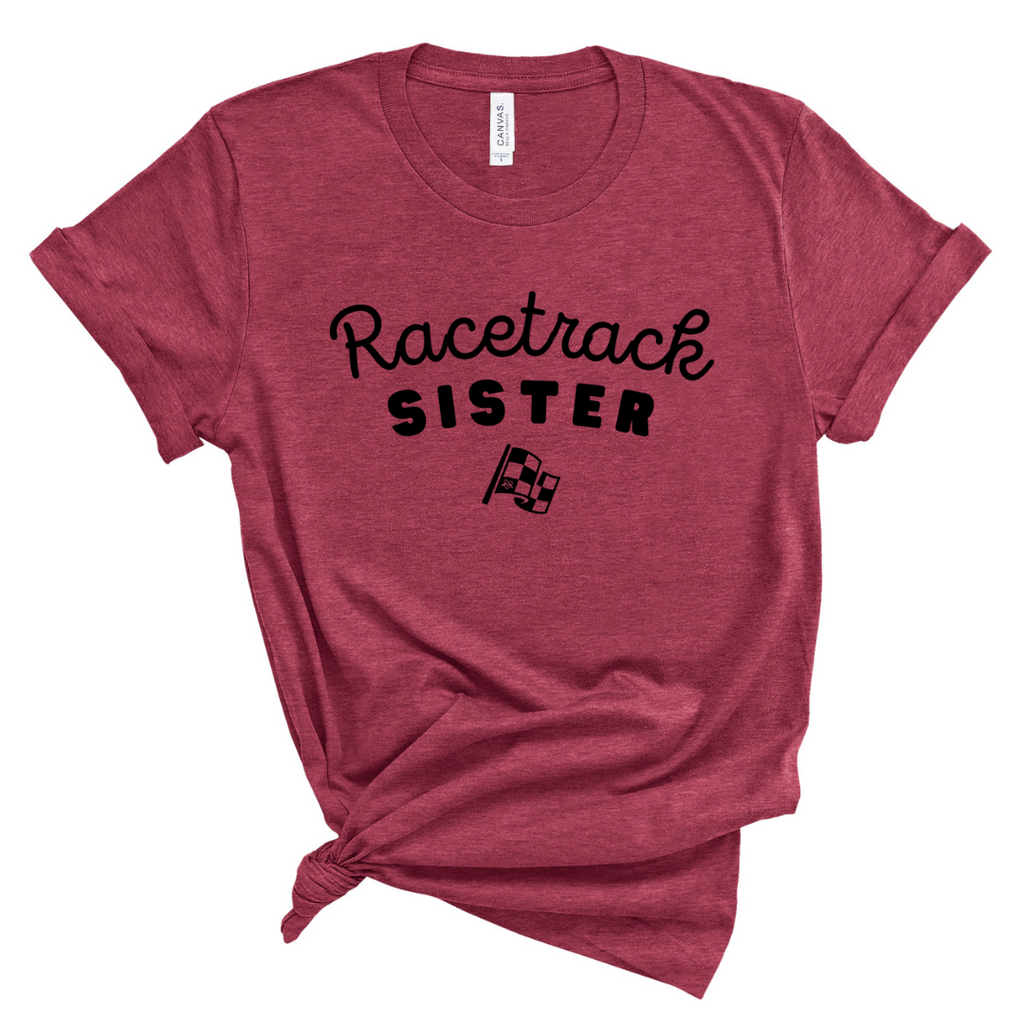 Highline Clothing Racetrack Sister Graphic Tee - Raspberry