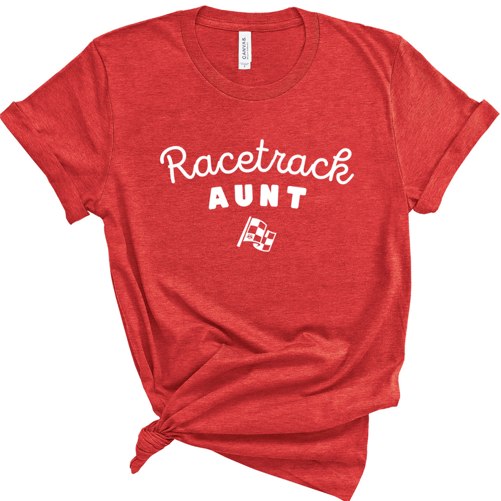 Highline Clothing Racetrack Aunt Graphic Tee - Red