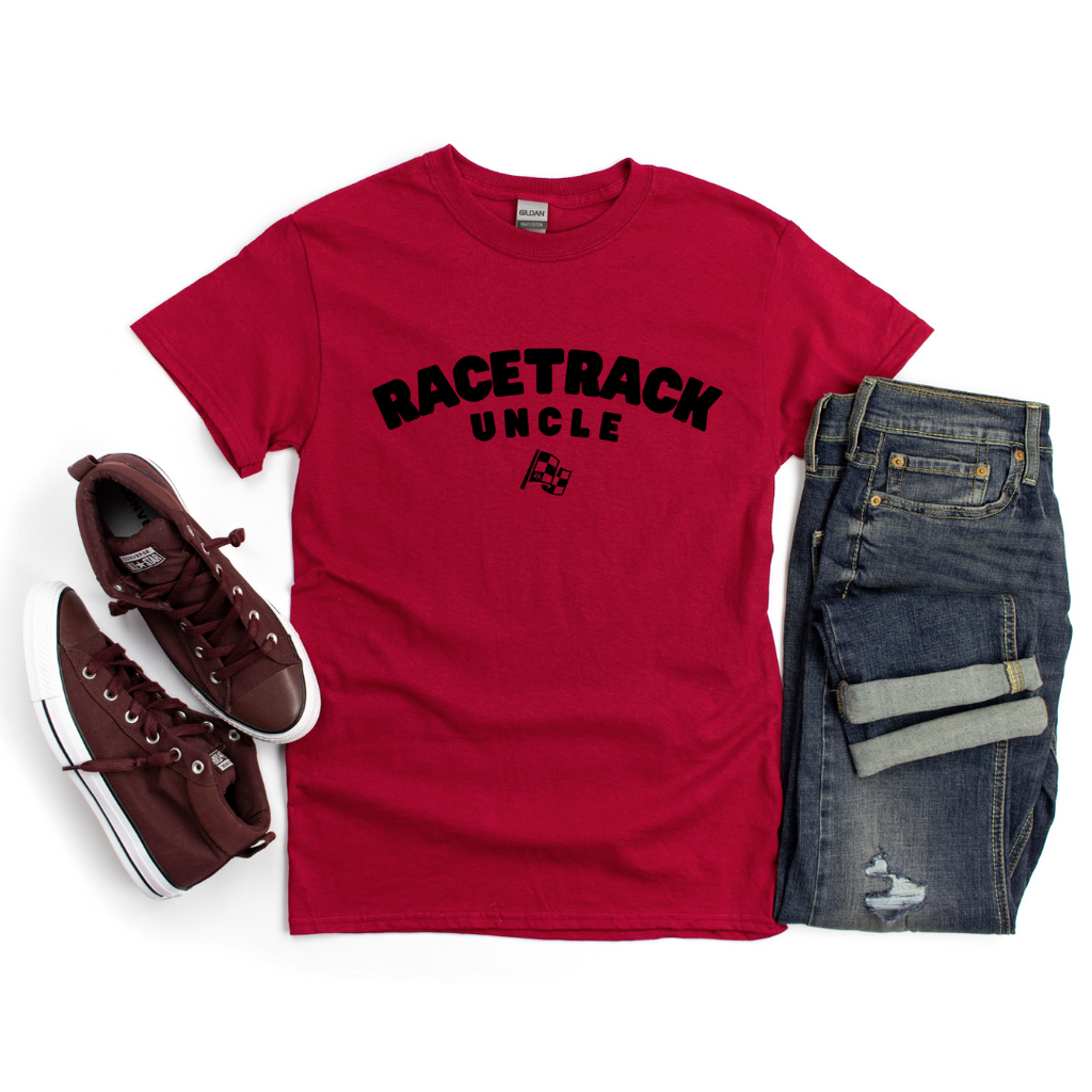 Highline Clothing Racetrack Uncle Graphic Tee - Red