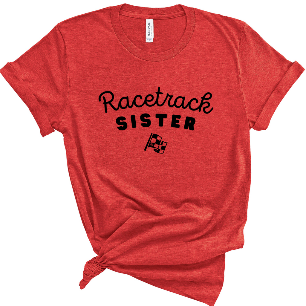 Highline Clothing Racetrack Sister Graphic Tee - Red