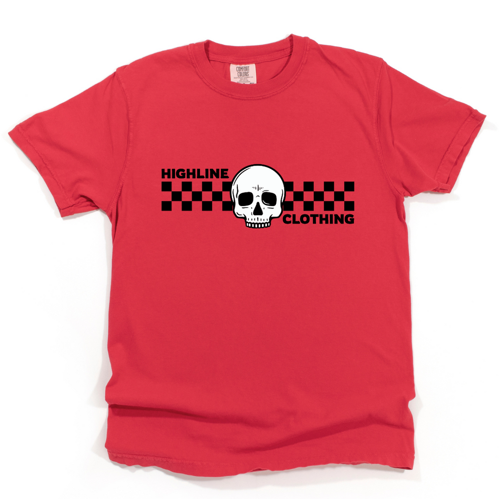 Wide Open Til I Die Unisex Racing T-Shirt - Red