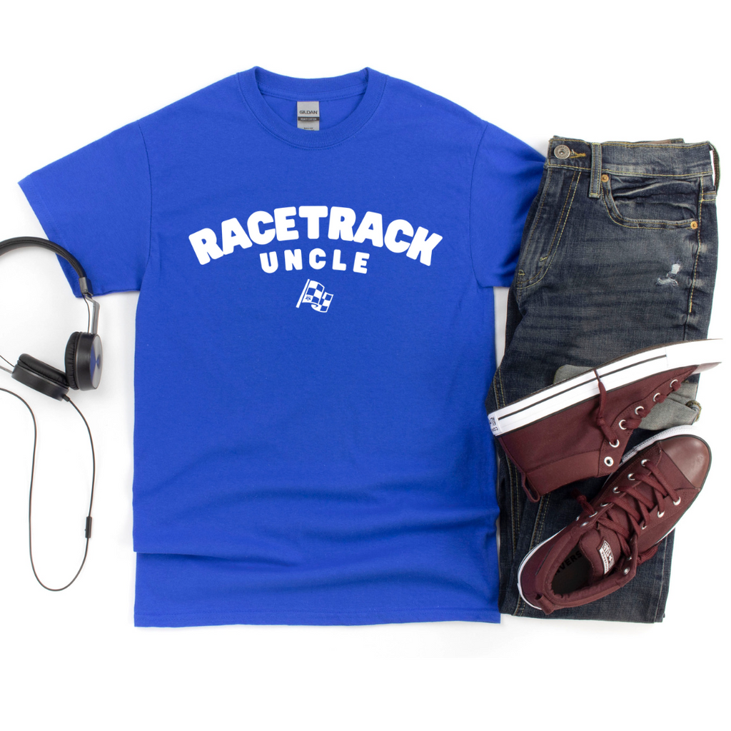 Highline Clothing Racetrack Uncle Graphic Tee - Royal Blue