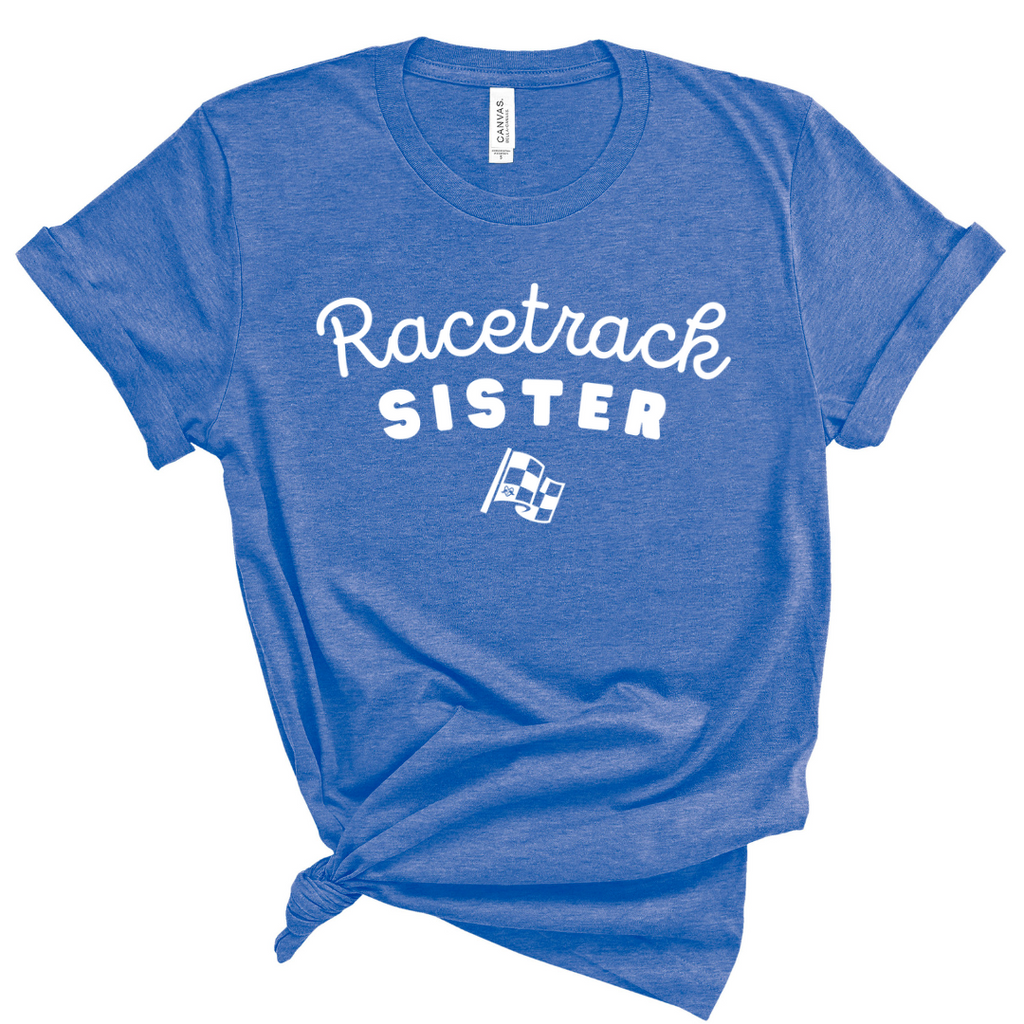 Highline Clothing Racetrack Sister Graphic Tee - Royal Blue