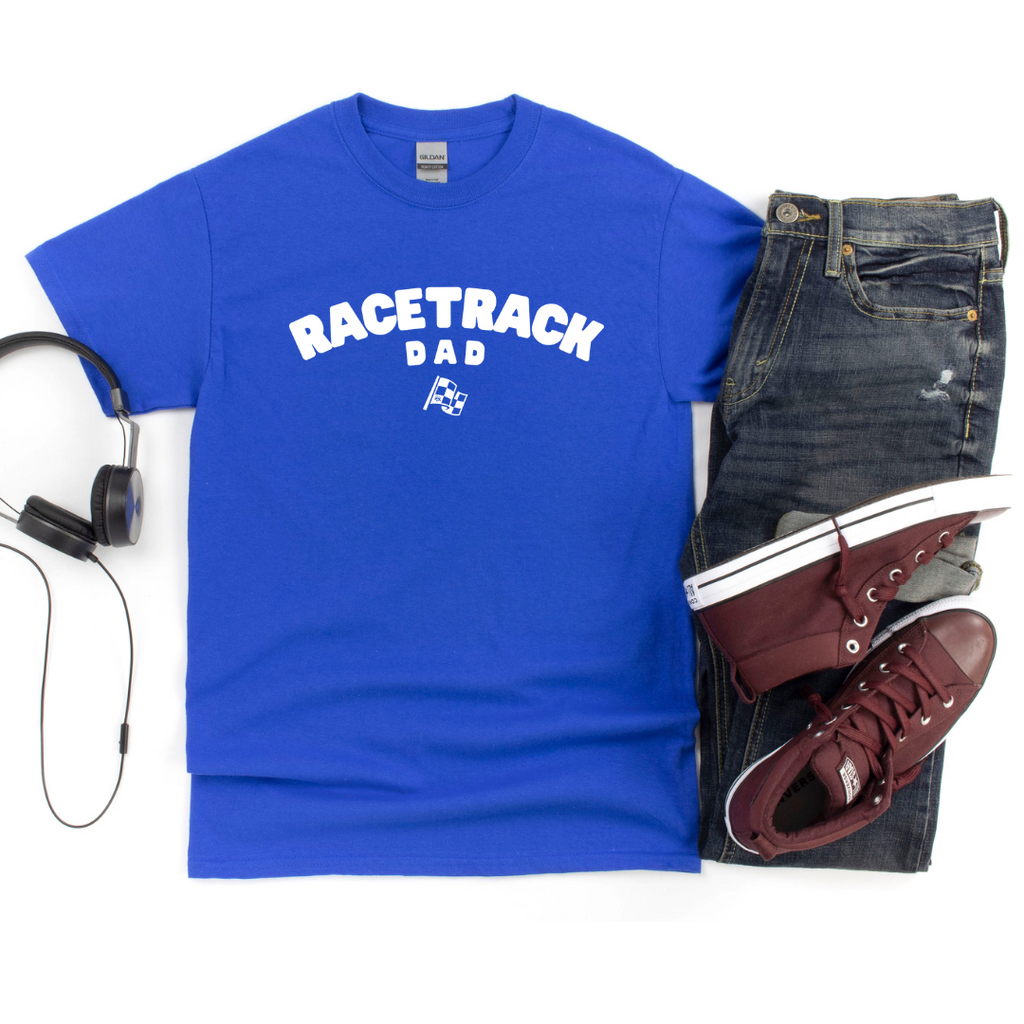 Highline Clothing Racetrack Dad Graphic Tee - Royal Blue